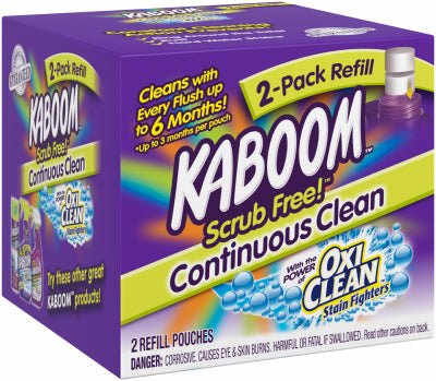 CHURCH & DWIGHT, Kaboom Scrub Free Fresh Scent Toilet Bowl Cleaner 2 oz Tablet