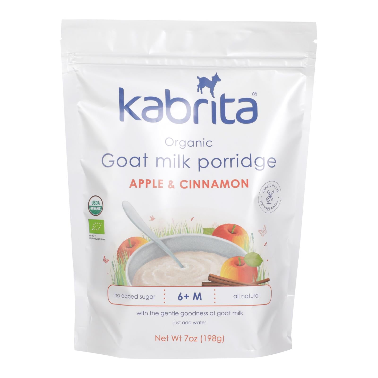 Kabrita, Kabrita - Goat Milk Prrdg Apple Cn - Case of 6 - 7 OZ (Pack of 6)