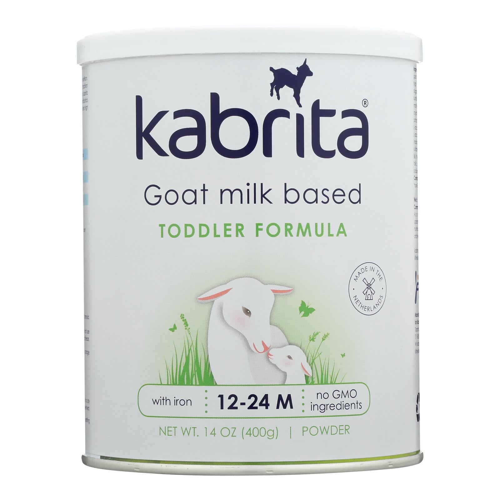 Kabrita, Kabrita Toddler Formula - Goat Milk - Powder - 14 oz - case of 12 (Pack of 12)