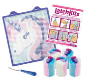 Kahootz Llc, Kahootz 01601 Latchkits™ Unicorn Mini Rug Craft Kit