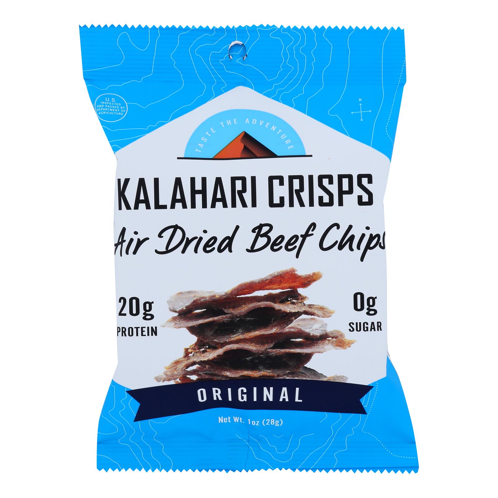 Kalahari Biltong, Kalahari Biltong - Air Dried Beef Original - Case of 8-1 OZ (Pack of 8)