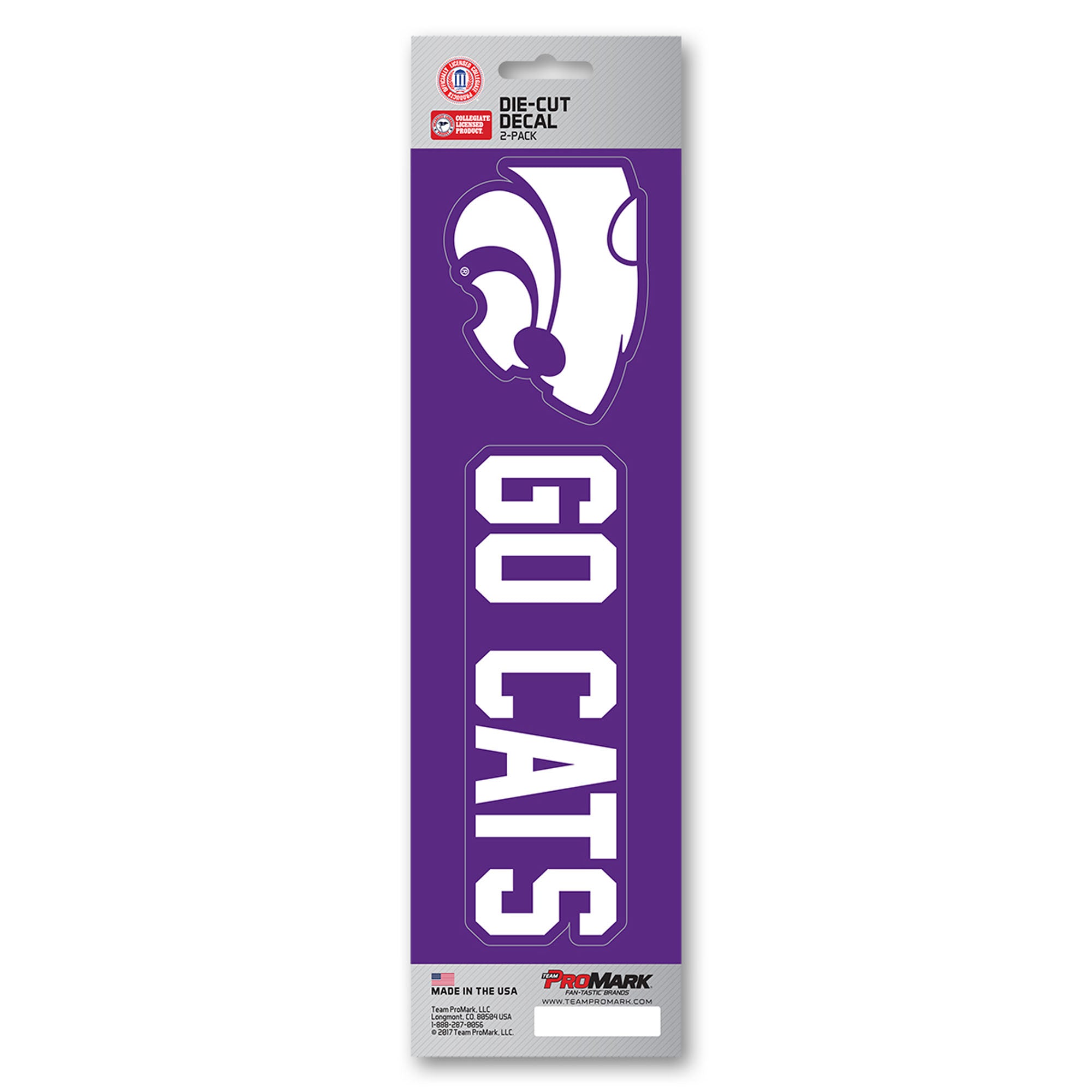 FANMATS, Kansas State University 2 Piece Decal Sticker Set