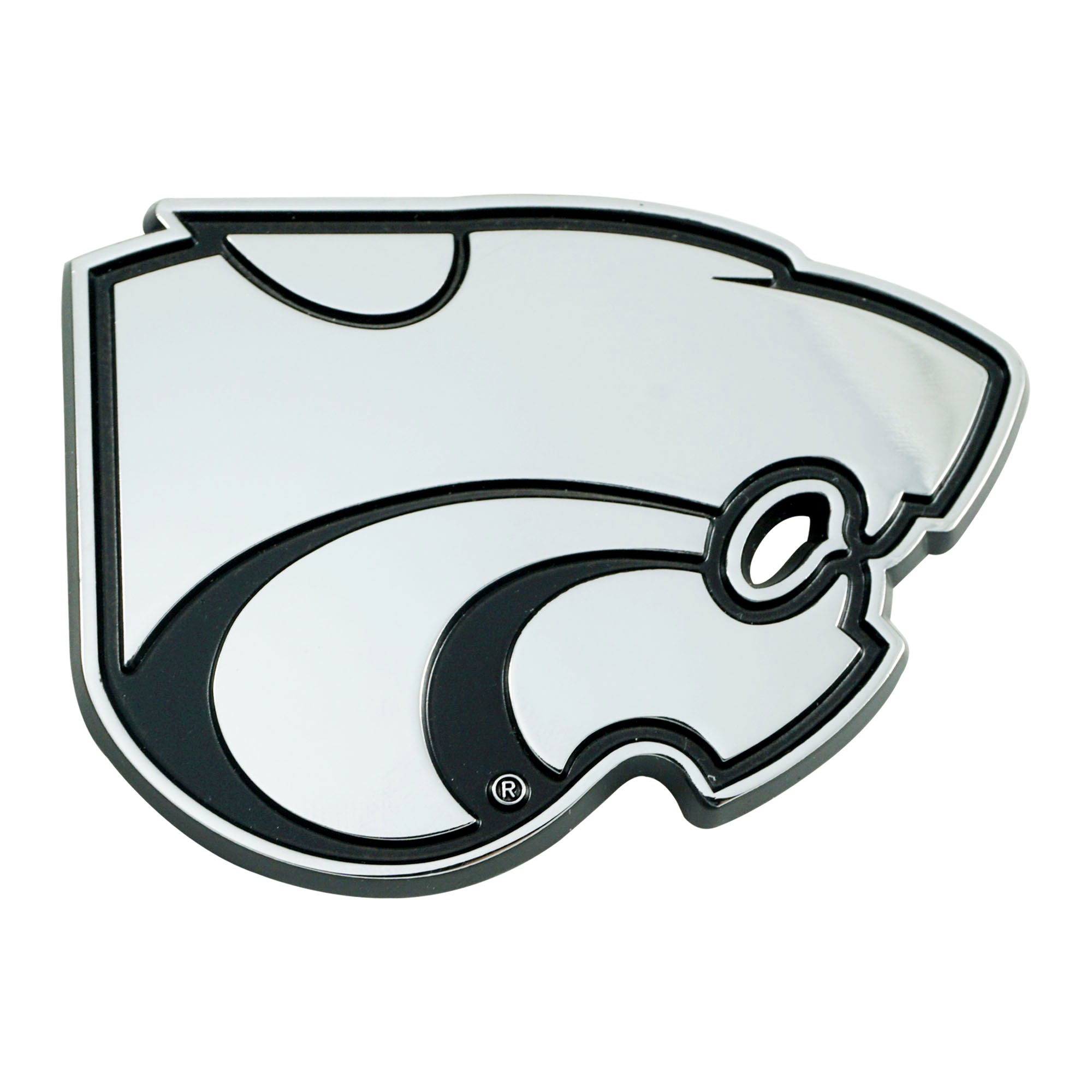 FANMATS, Kansas State University 3D Chromed Metal Emblem