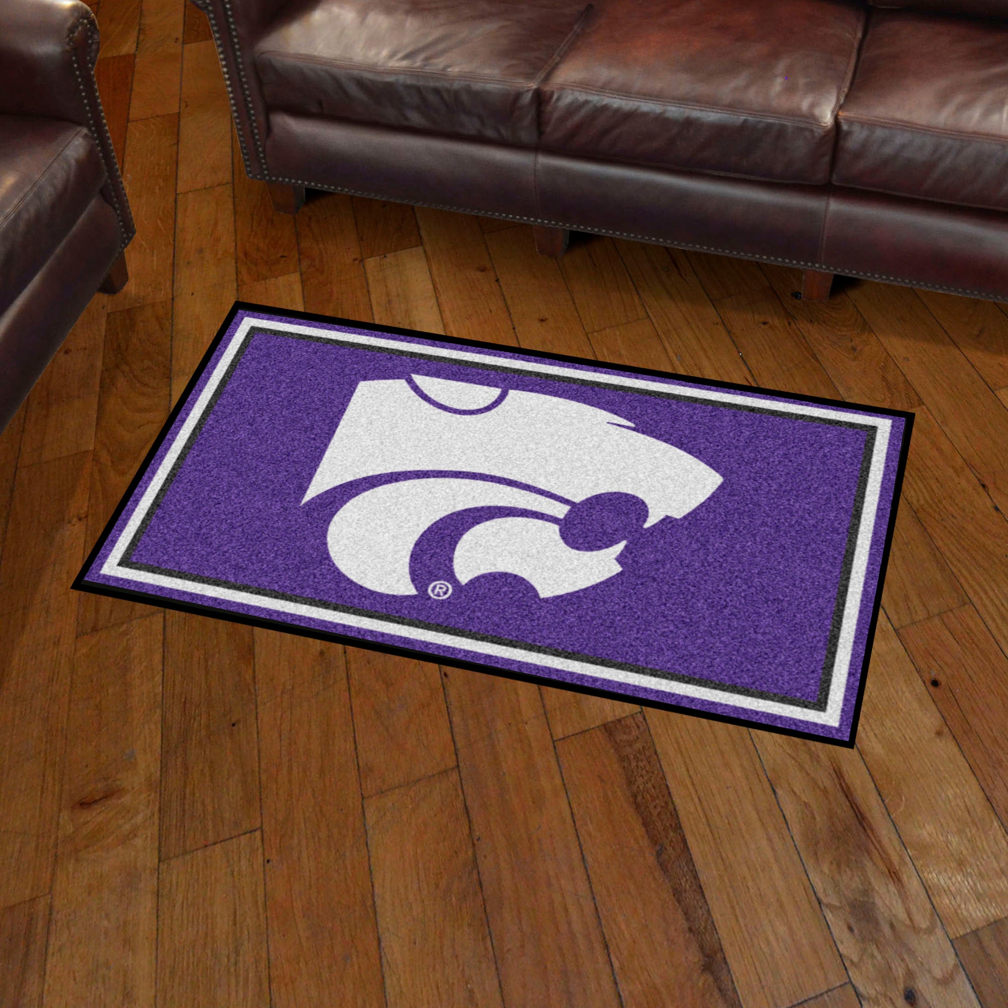 FANMATS, Kansas State University 3ft. x 5ft. Plush Area Rug