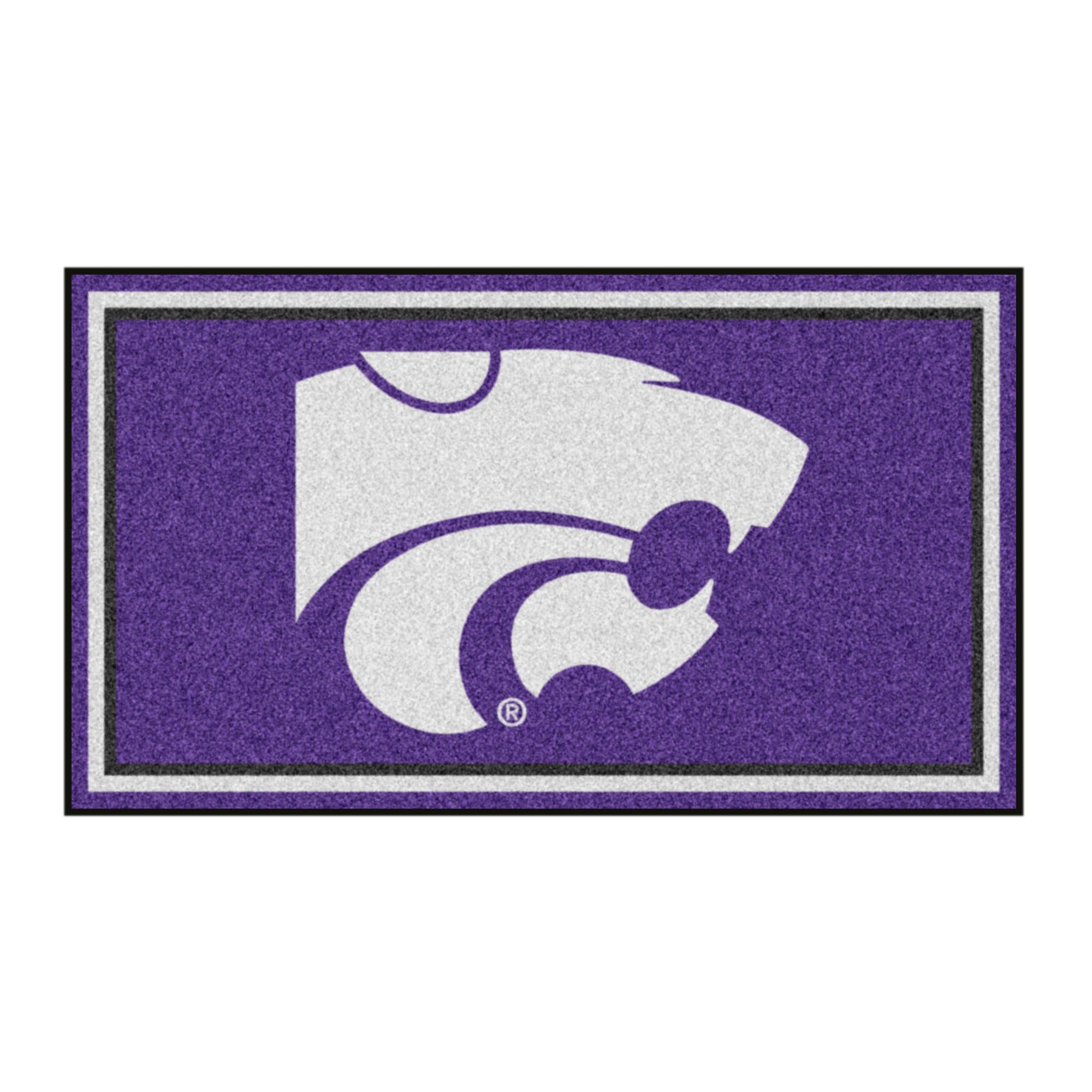 FANMATS, Kansas State University 3ft. x 5ft. Plush Area Rug