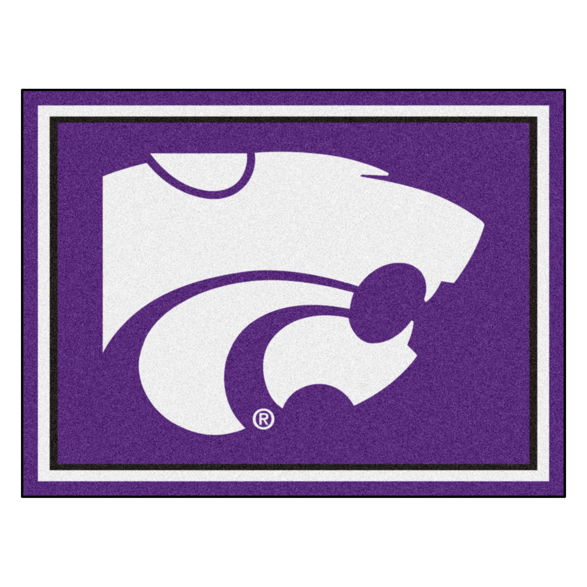 FANMATS, Kansas State University 8ft. x 10 ft. Plush Area Rug