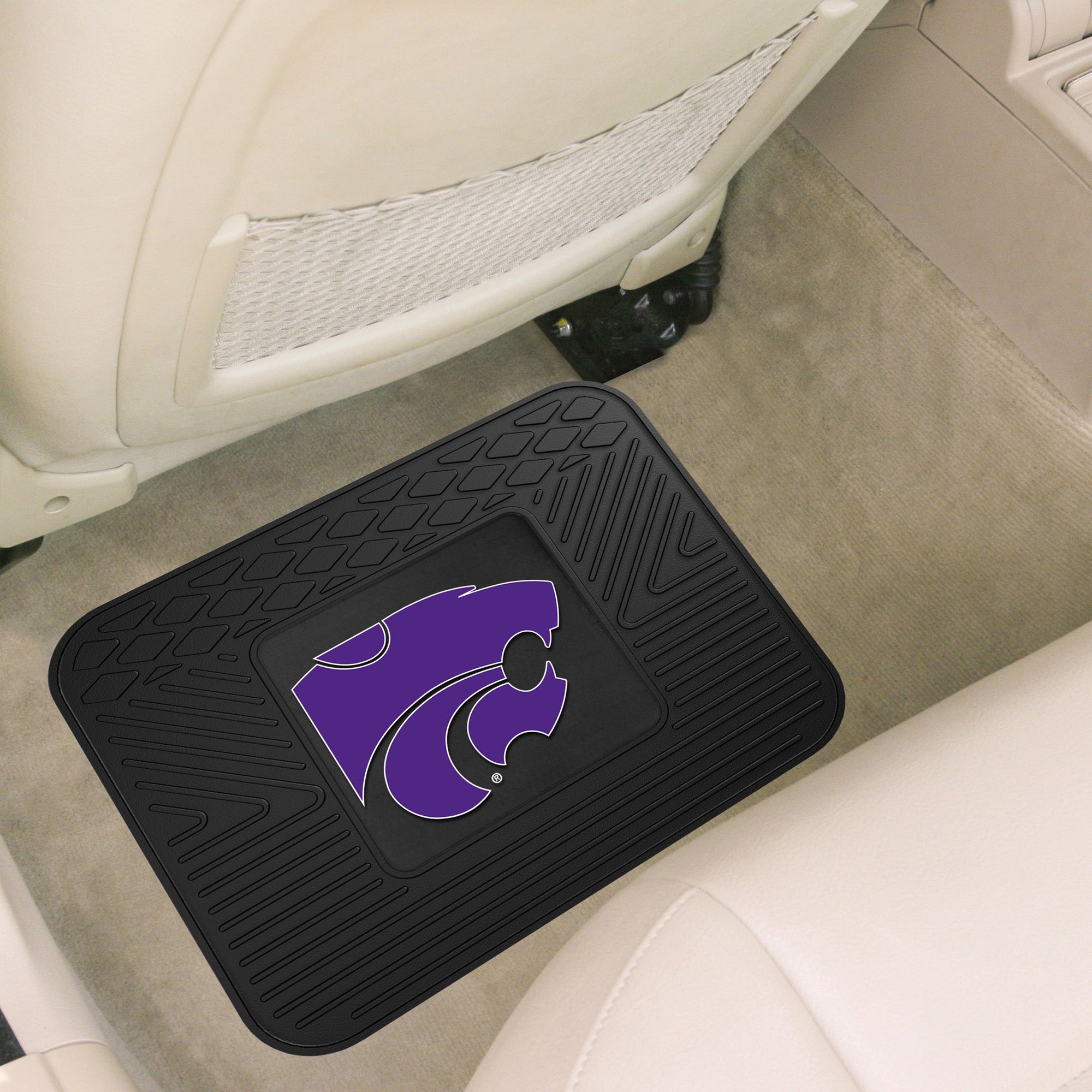 FANMATS, Kansas State University Back Seat Car Mat - 14in. x 17in.