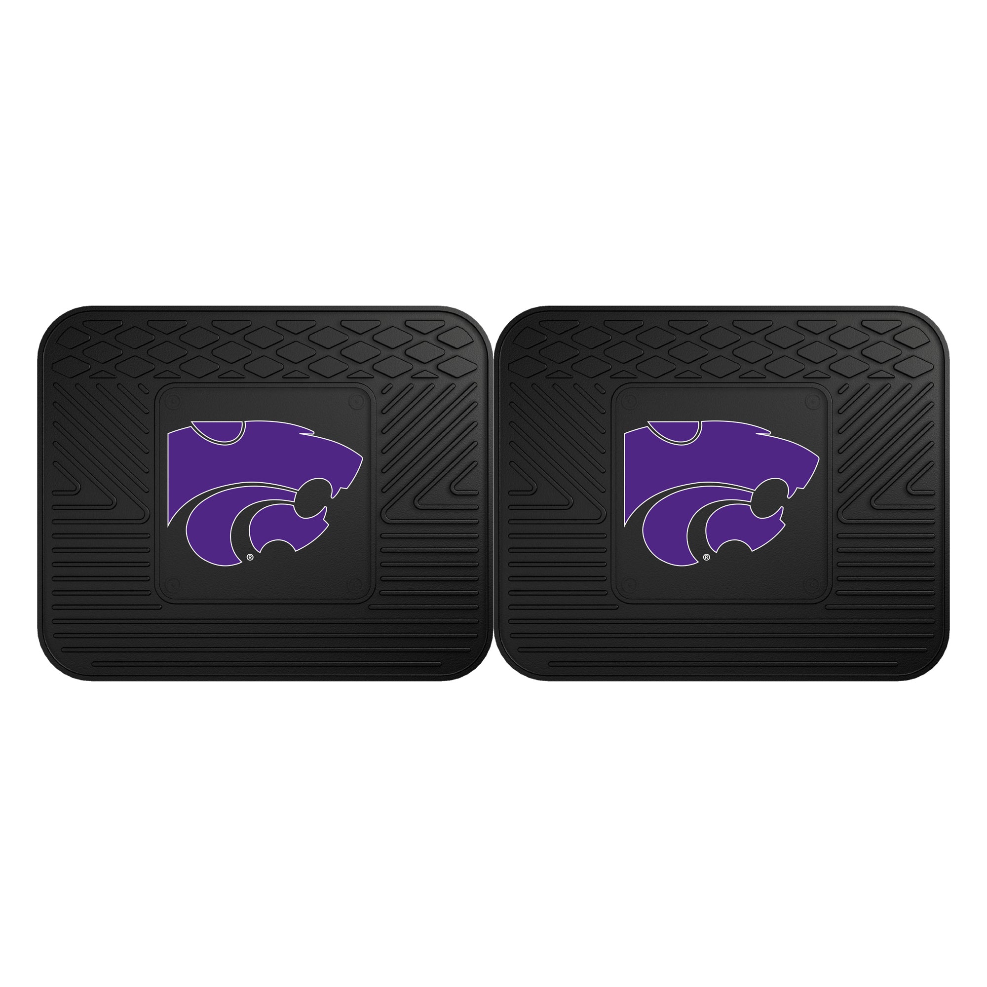 FANMATS, Kansas State University Back Seat Car Mats - 2 Piece Set