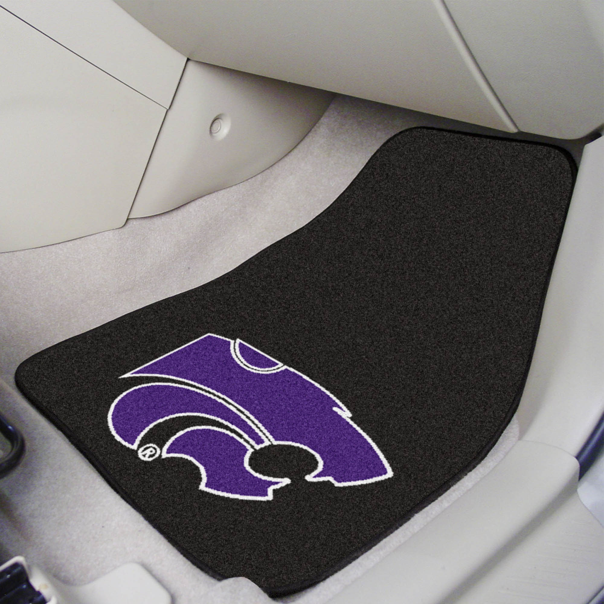 FANMATS, Kansas State University Carpet Car Mat Set - 2 Pieces