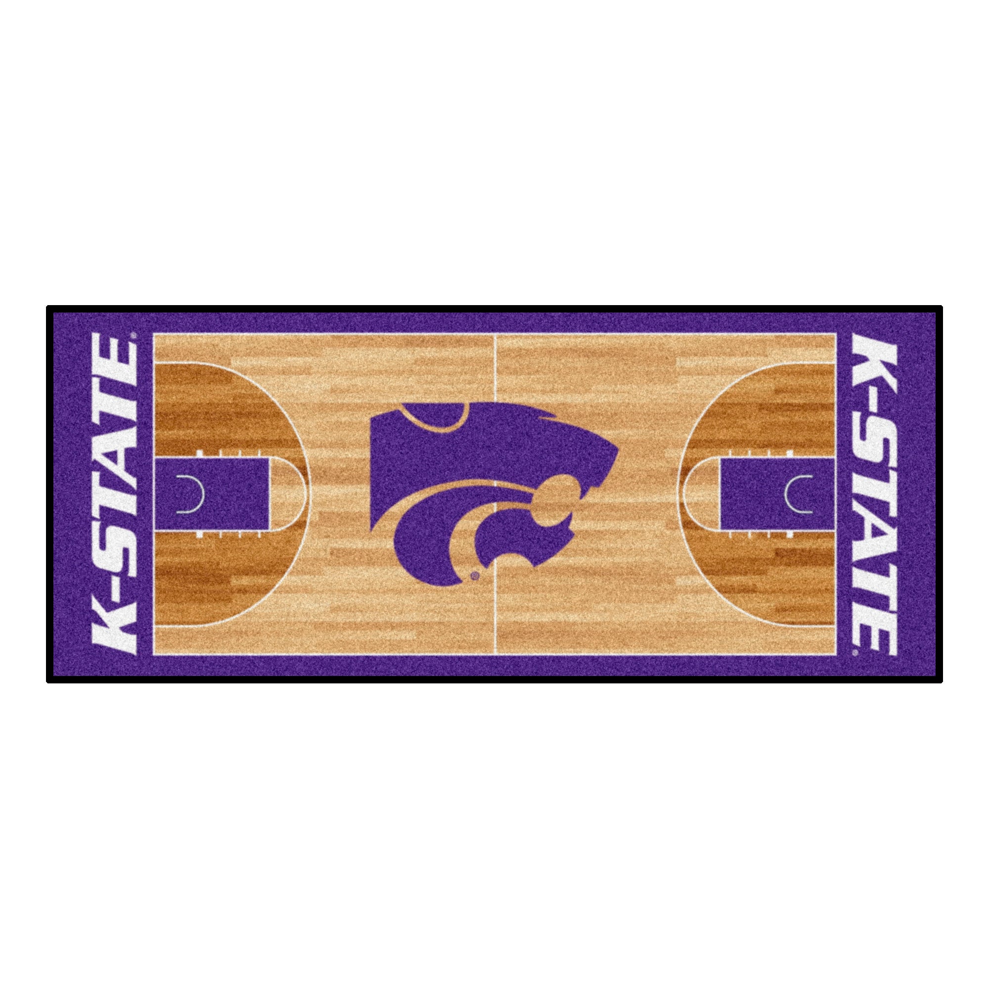 FANMATS, Kansas State University Court Runner Rug - 30in. x 72in.