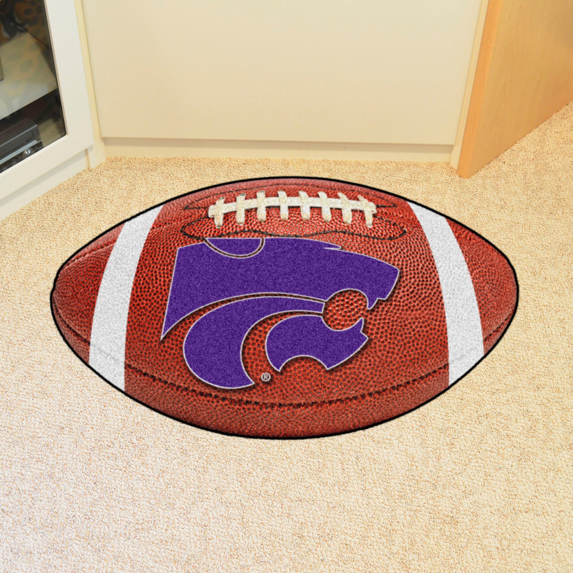 FANMATS, Kansas State University Football Rug - 20.5in. x 32.5in.