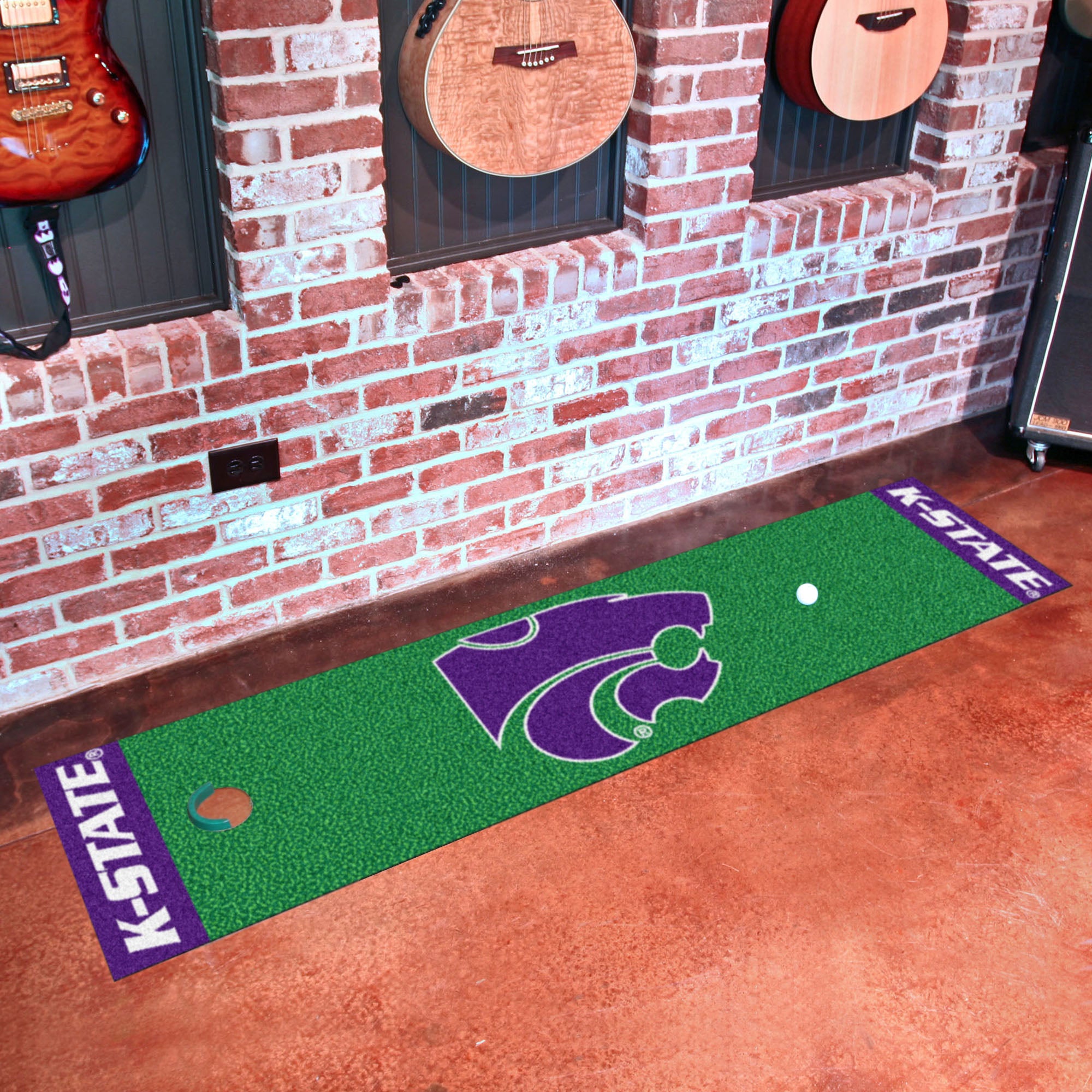 FANMATS, Kansas State University Putting Green Mat - 1.5ft. x 6ft.