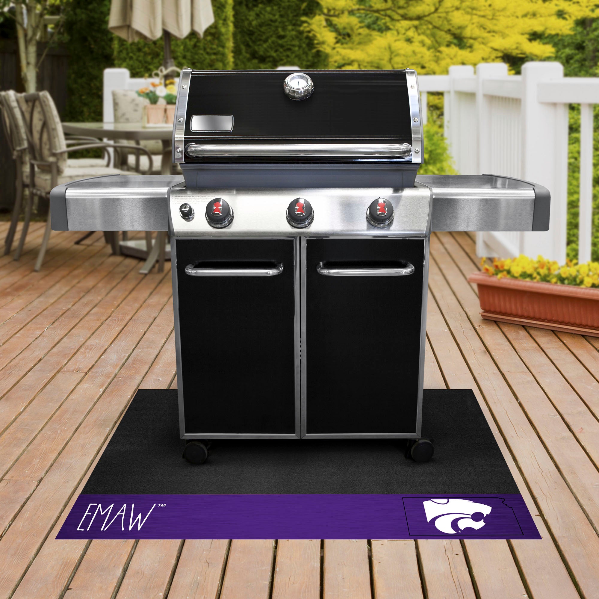 FANMATS, Kansas State University Southern Style Grill Mat - 26in. x 42in.