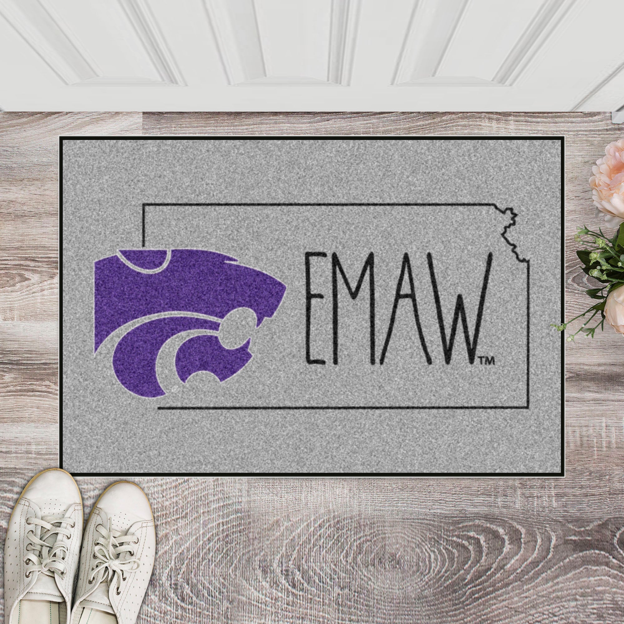 FANMATS, Kansas State University Southern Style Rug - 19in. x 30in.