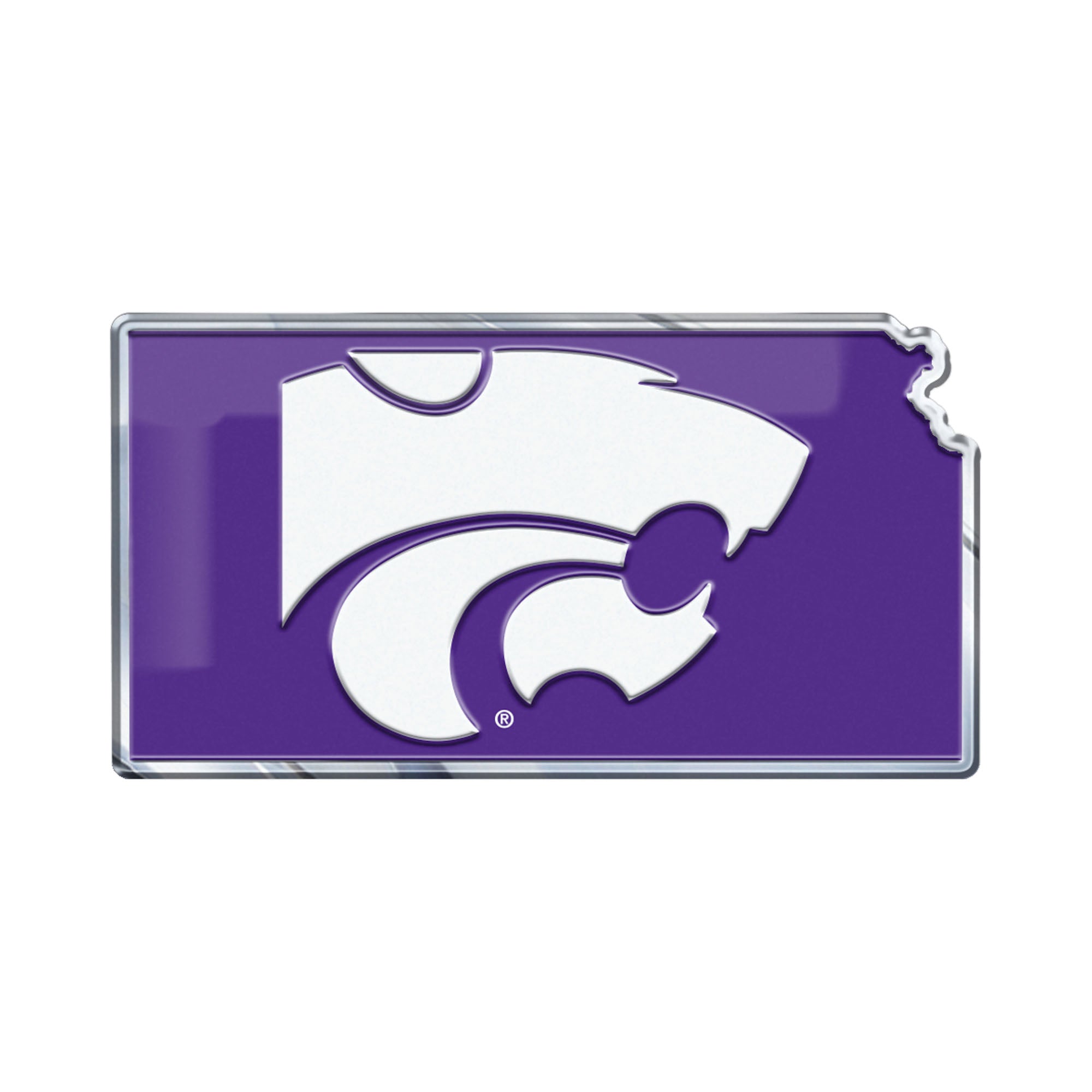 FANMATS, Kansas State University Team State Aluminum Emblem