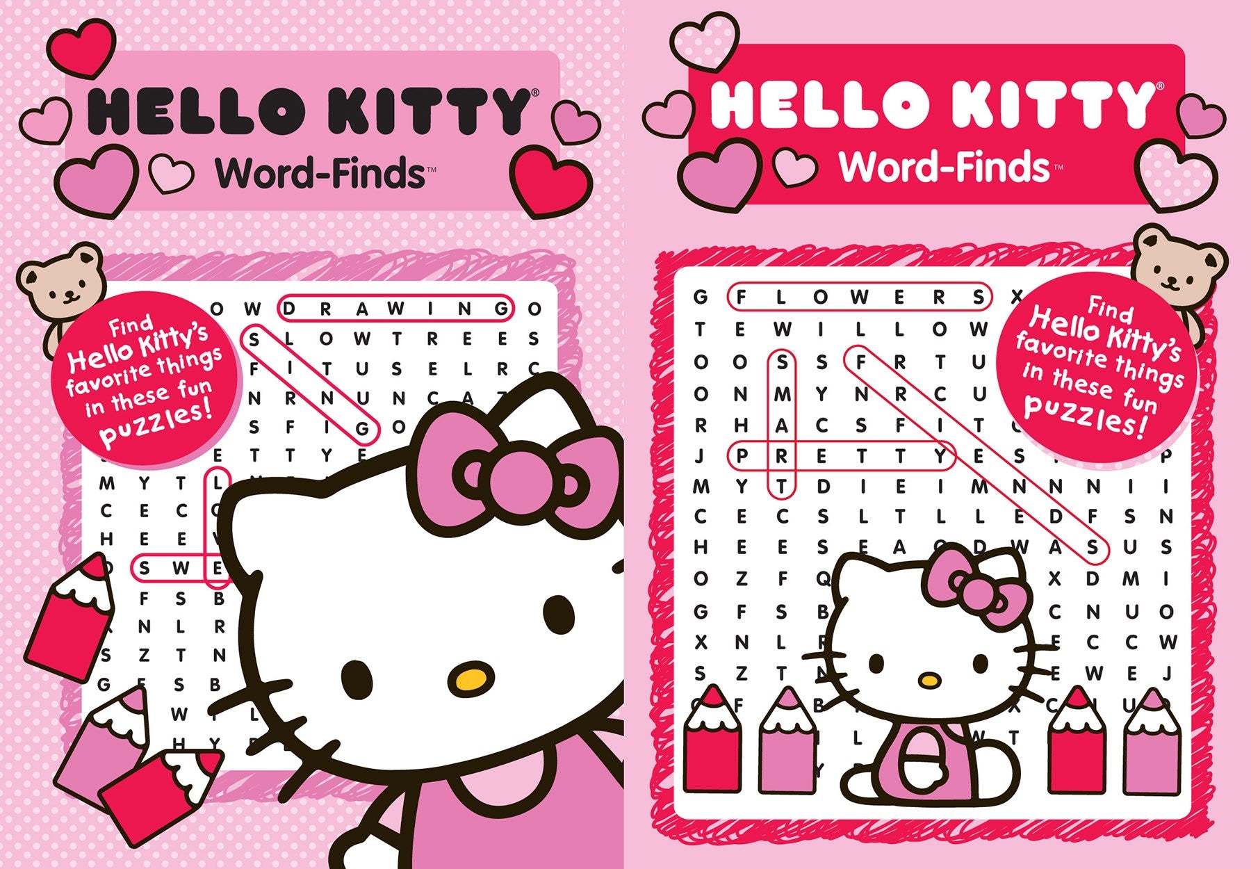 Kappa Publication, Kappa Publication 3160 Hello Kitty Word-Find Pack