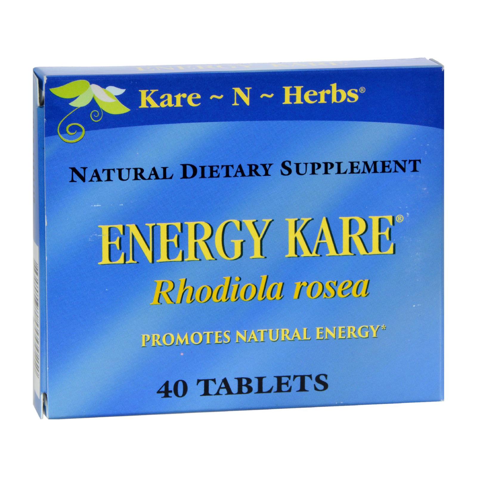 Kare-N-Herbs, Kare-N-Herbs Energy Kare - 40 Tablets