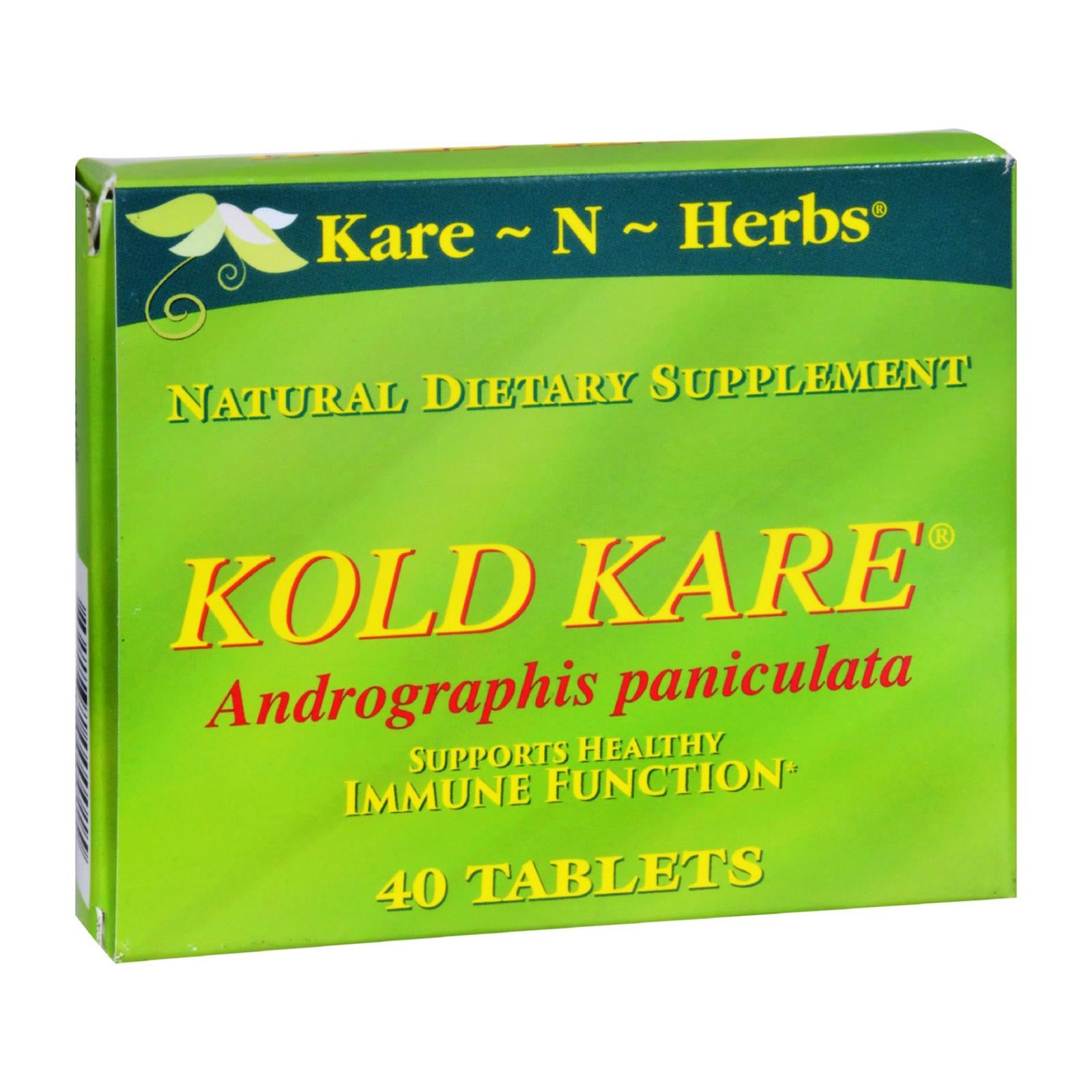 Kare-N-Herbs, Kare-N-Herbs Kold Kare - 40 Tablets