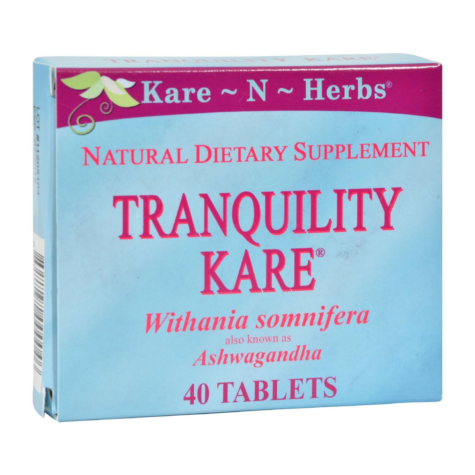 Kare-N-Herbs, Kare-N-Herbs Tranquility Kare - 40 Tablets