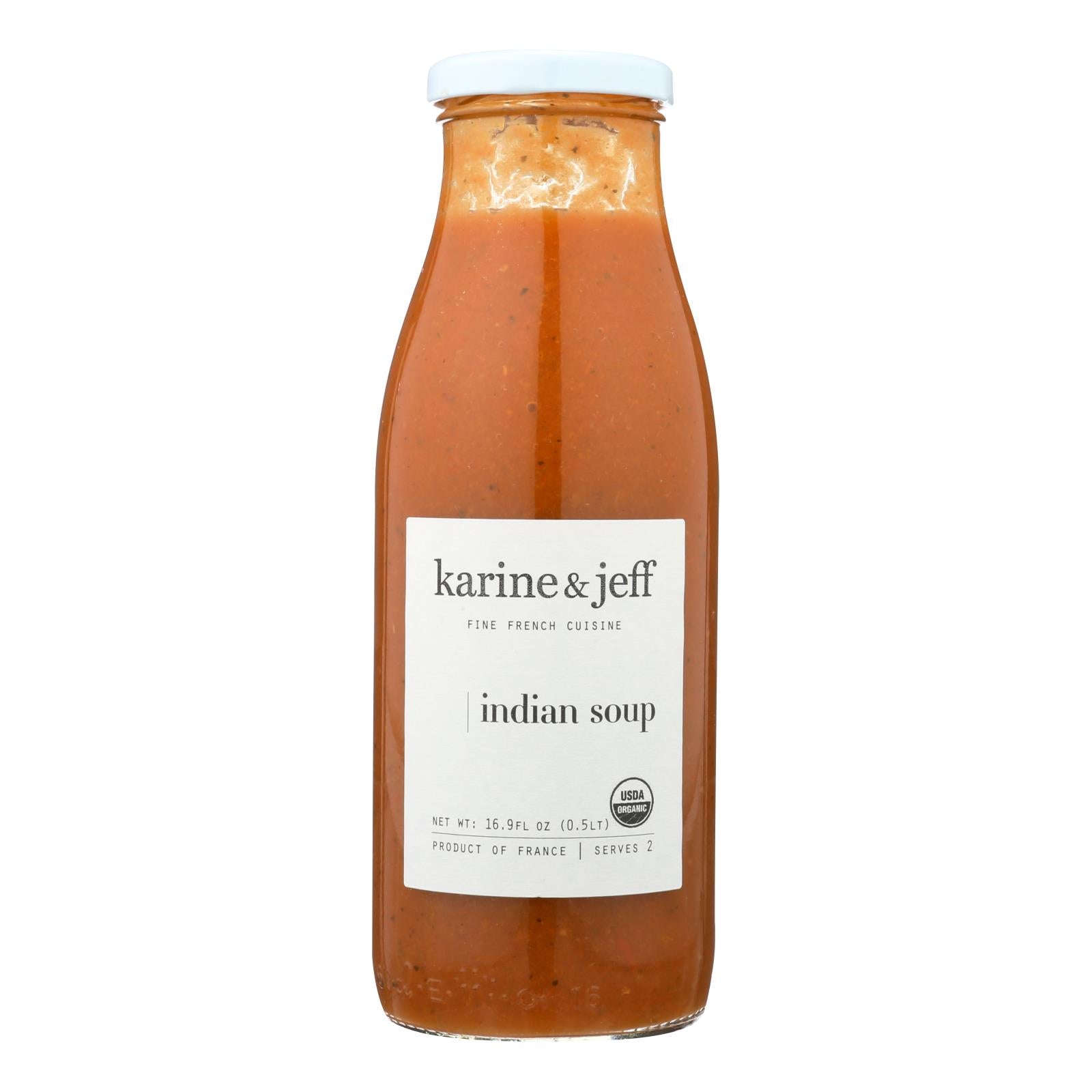 Karine & Jeff, Karine & Jeff - Soup Indian - Case of 6 - 16.9 FZ (Pack of 6)