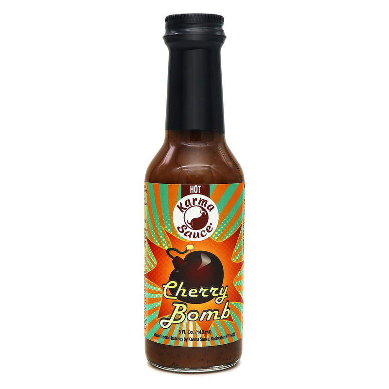 THE LITTLE SHOP OF FIERY LLC, Karma Sauce Cherry Bomb Hot Sauce 5 oz