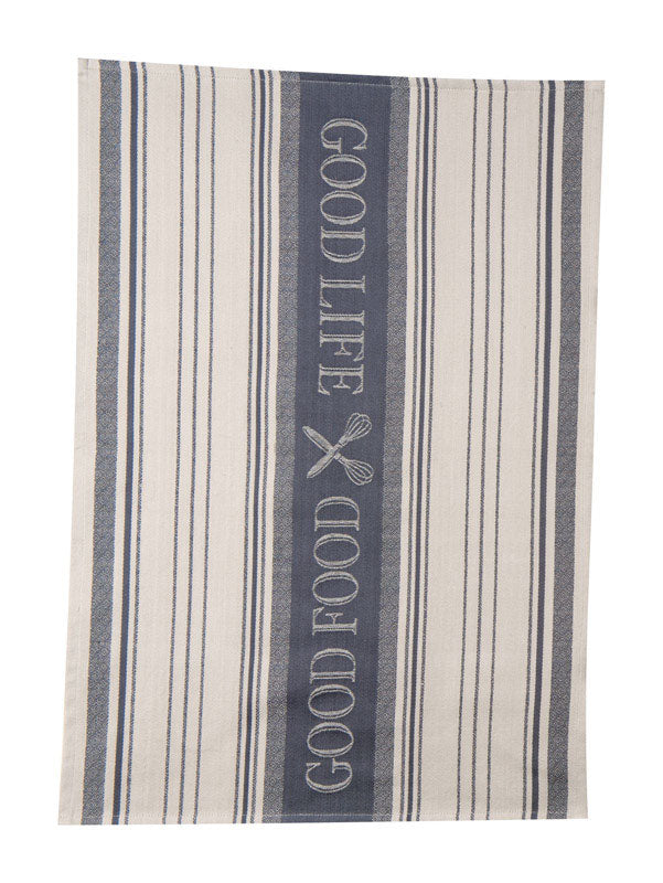 KAY DEE DESIGNS INC, Kay Dee Cooks Kitchen Graphite Cotton Woven Jacquard Tea Towel (Pack of 6)