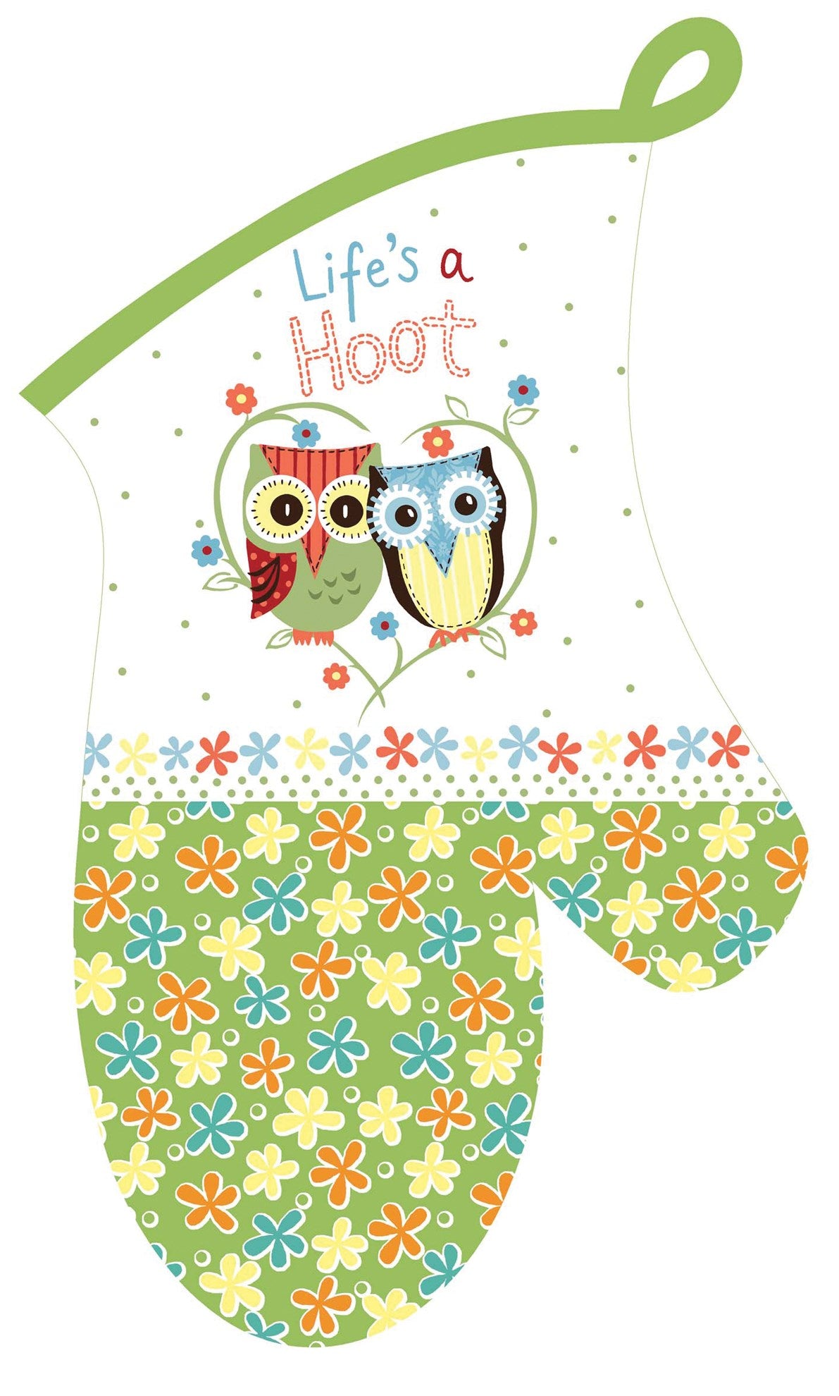 Kay Dee, Kay Dee R1235 Life'S A Hoot Oven Mitt (Pack of 3)