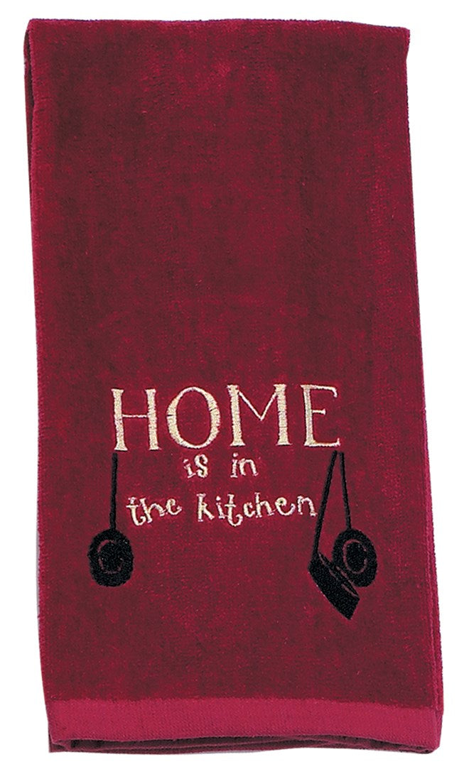 Kay Dee, Kay Dee R1278 Home Embroidered Terry Kitchen Towel (Pack of 6)