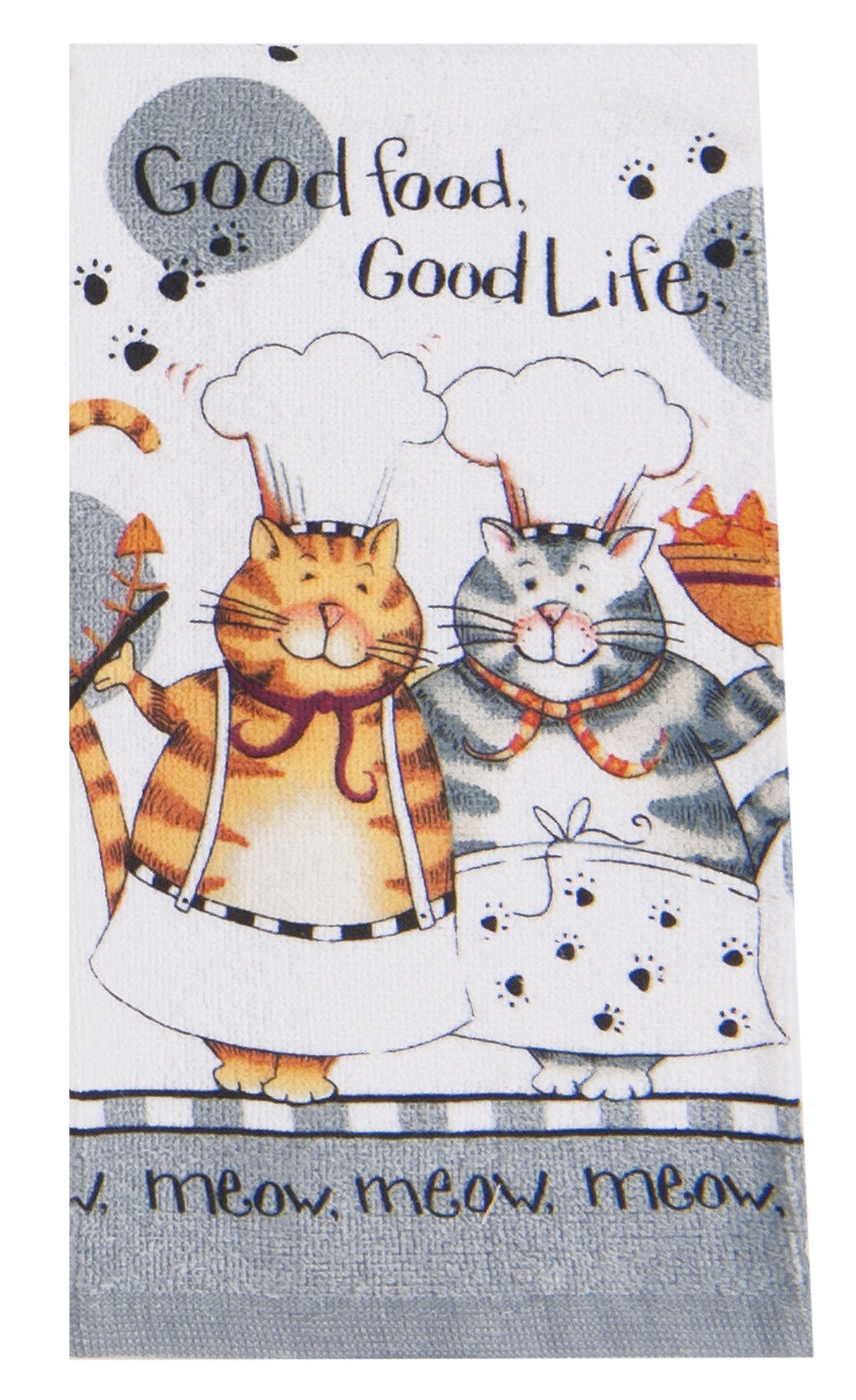 Kay Dee, Kay Dee R2630 Happy Cat Terry Towel (Pack of 6)