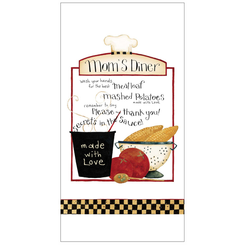 KAY DEE DESIGNS INC, Kay Dee R6283 18 X 26 Mom'S Diner Flour Sack Towel