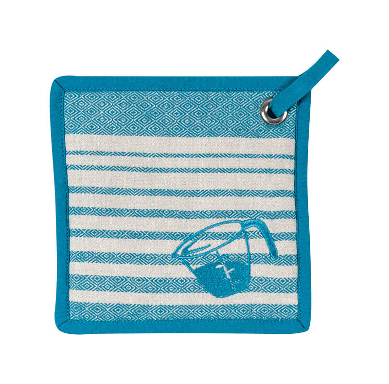 KAY DEE DESIGNS INC, Kay Dee Teal Cotton Pot Holder (Pack of 6).