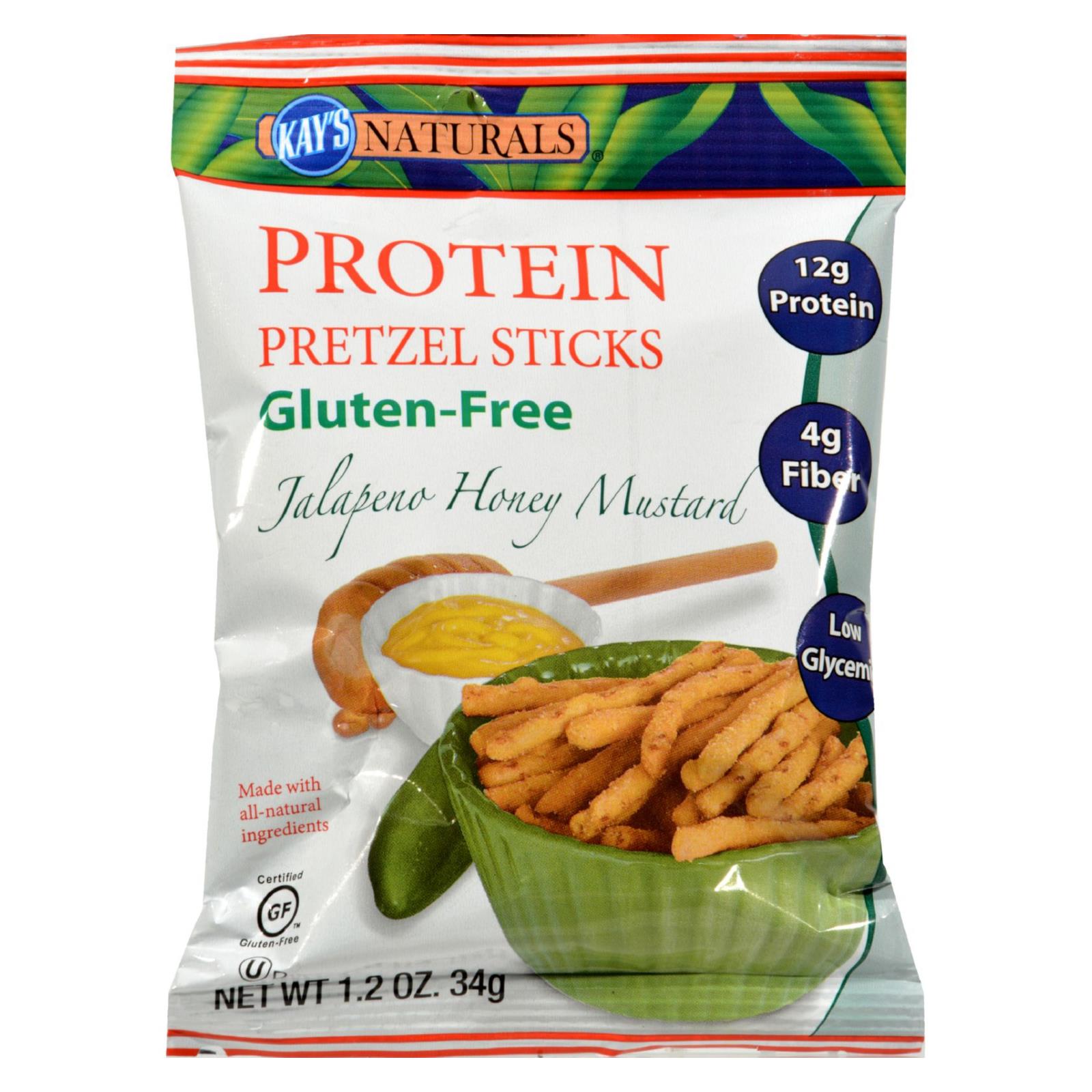 Kay'S Naturals, Kay's Naturals Better Balance Pretzel Sticks Jalapeno Honey Mustard - 1.2 oz - Case of 6 (Pack of 6)