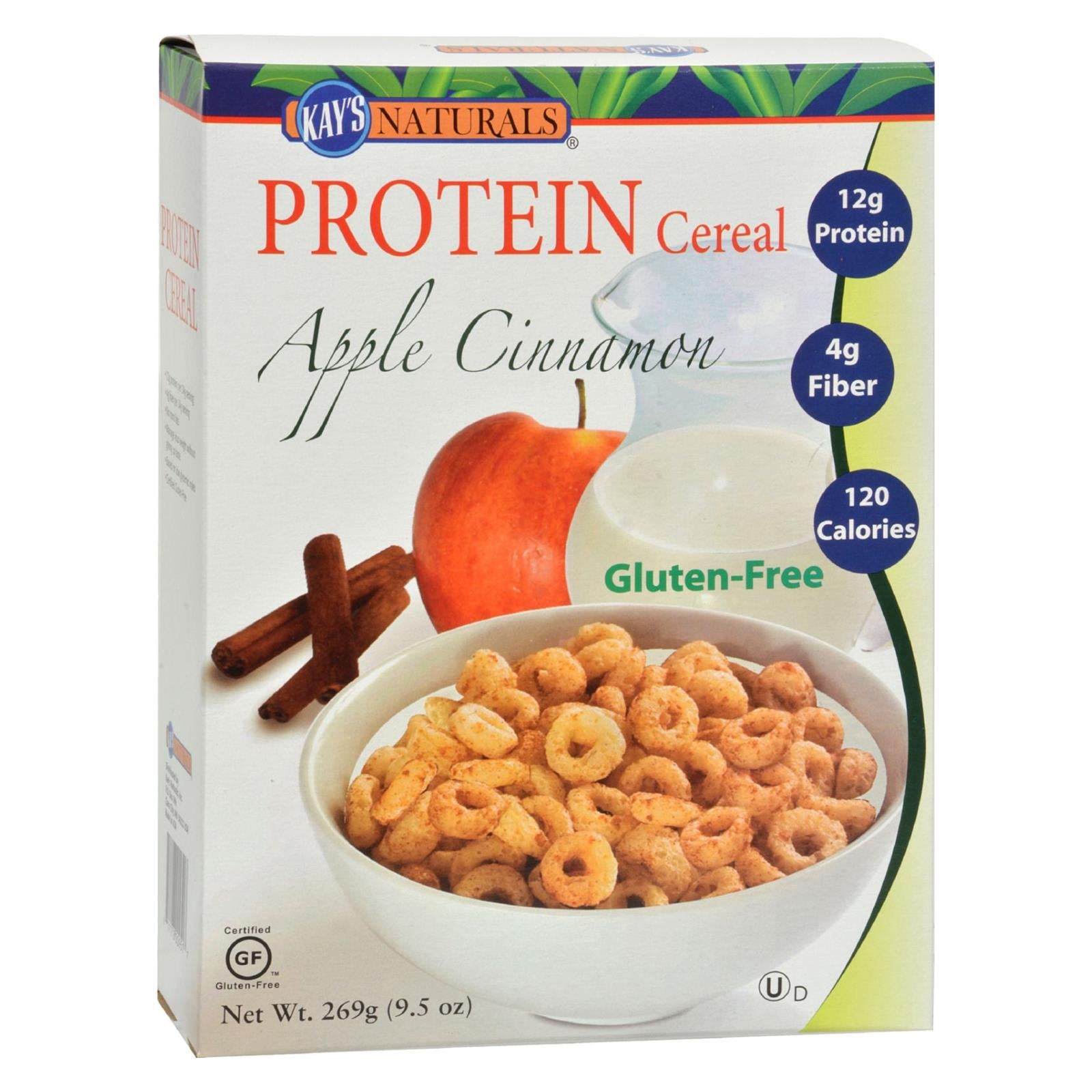 Kay'S Naturals, Kay's Naturals Better Balance Protein Cereal Apple Cinnamon - 9.5 oz - Case of 6 (Pack of 6)