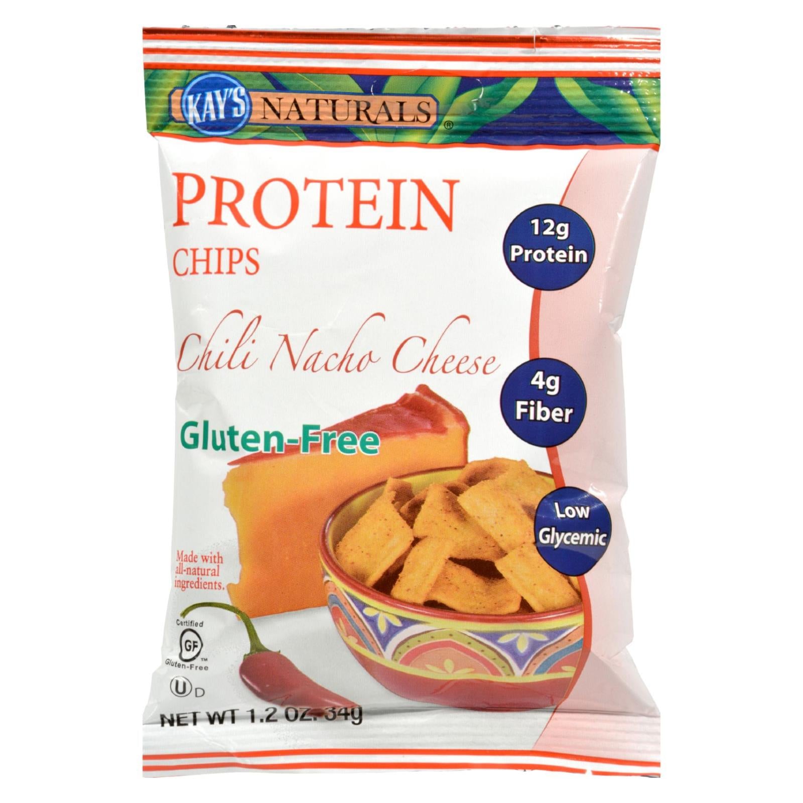 Kay'S Naturals, Kay's Naturals Better Balance Protein Chips Chili Nacho Cheese - 1.2 oz - Case of 6 (Pack of 6)