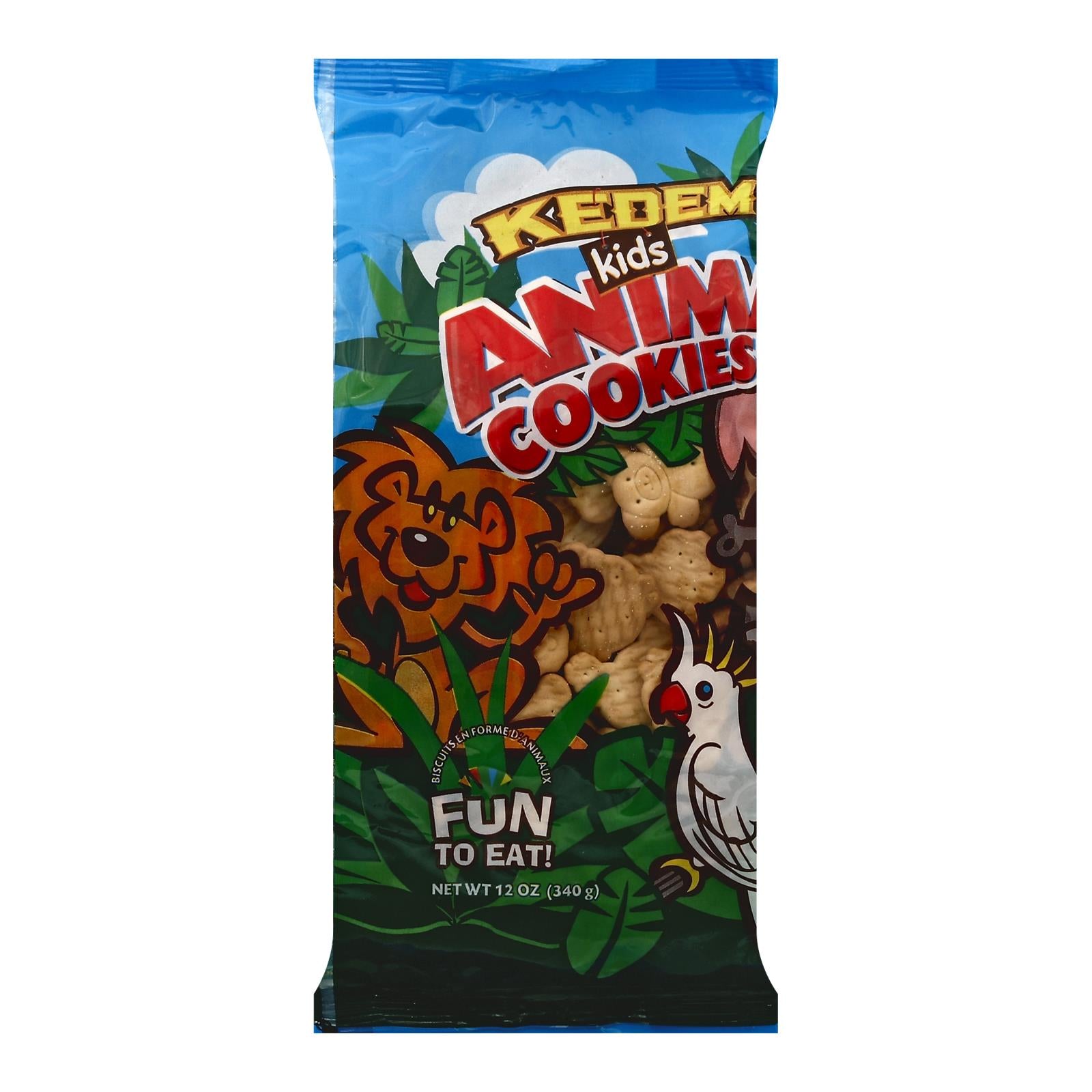 Kedem, Kedem - Cookies Kids Animals - Case of 12 - 12 OZ (Pack of 12)