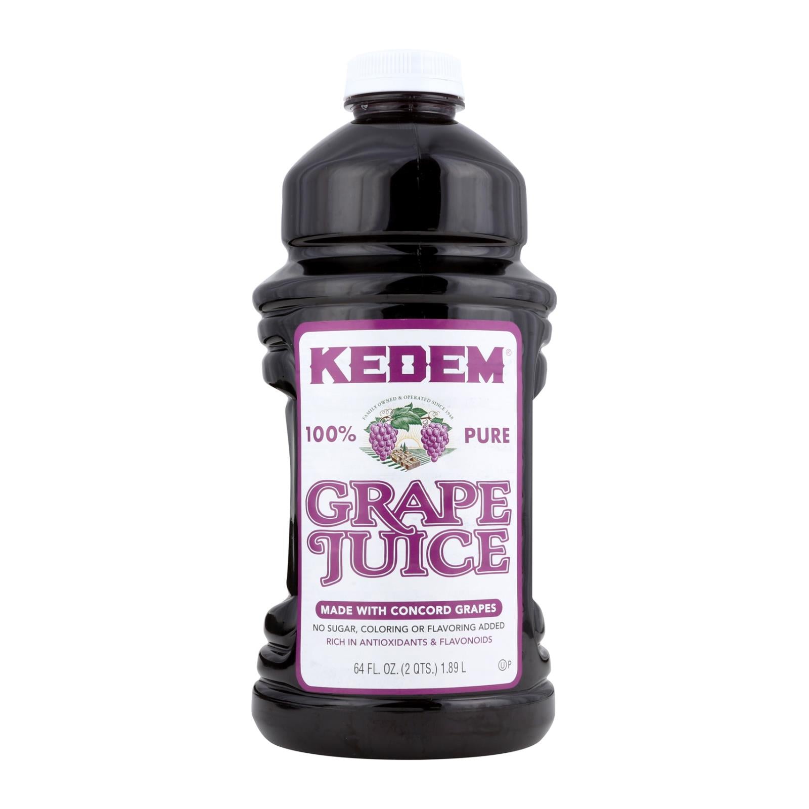 Kedem, Kedem Grape Juice - Case of 8 - 64 Fl oz. (Pack of 8)