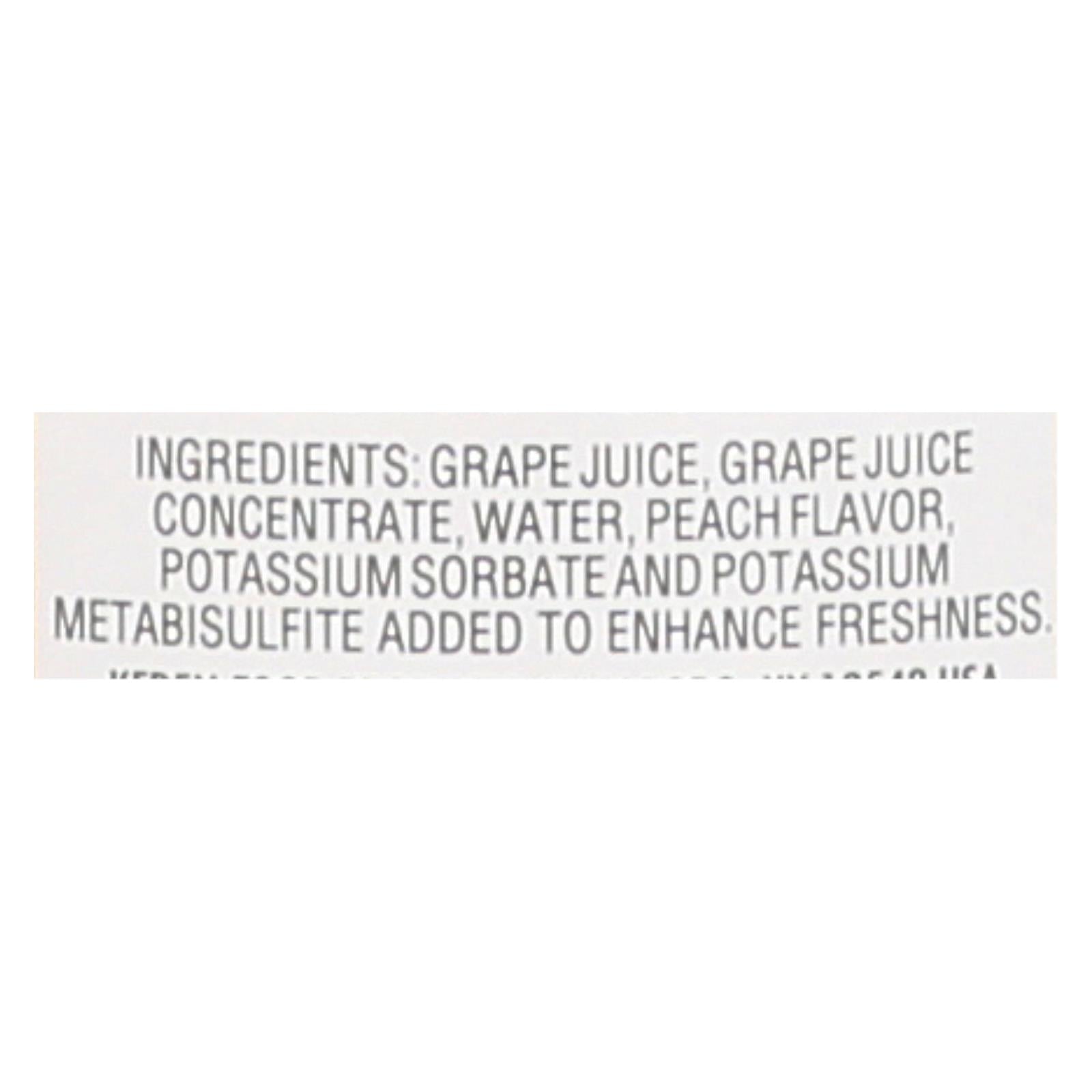 Kedem, Kedem Peach Juice - Case of 12 - 25.4 Fl oz. (Pack of 12)