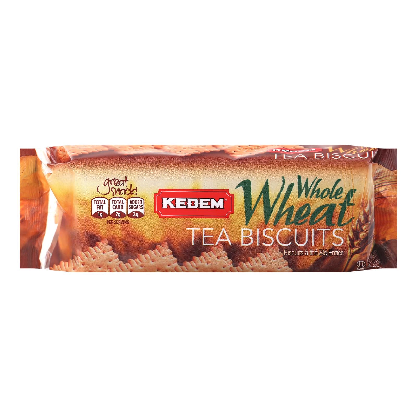 Kedem, Kedem - Tea Biscuits Whole Wheat - Case of 12 - 5.2 OZ (Pack of 12)