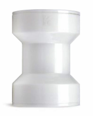 Keeney, Keeney Insta-Plumb 1-1/2 in. Dia. White Plastic Straight Coupling