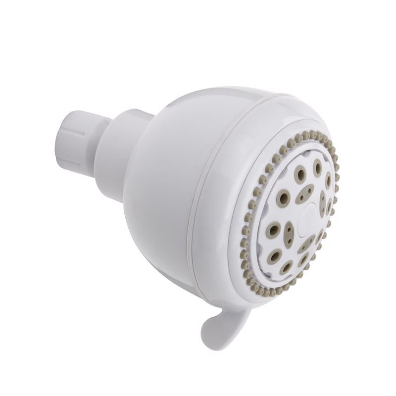 KEENEY HOLDINGS LLC, Keeney Stylewise White Plastic 5 settings Showerhead 1.8 gpm