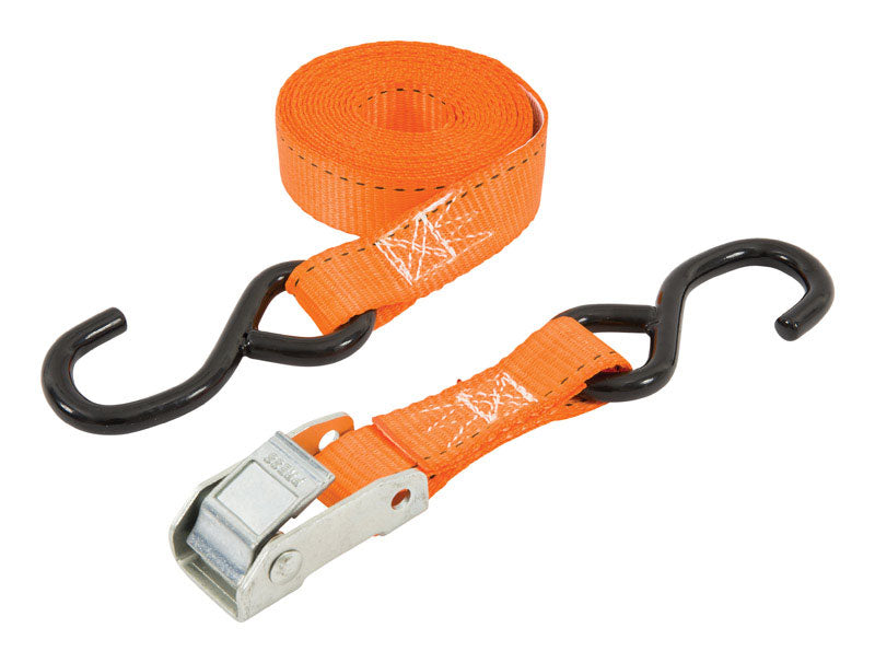 HAMPTON PRODUCTS INTERNATIONAL CORP, Keeper 1 in. W X 10 ft. L Orange Tie Down 400 lb 1 pk