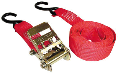 HAMPTON PRODUCTS INTERNATIONAL CORP, Keeper 2 in. W x 14 ft. L Assorted Tie Down Strap 500 lb. 1 pk (Pack of 6)