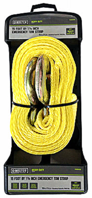 HAMPTON PRODUCTS INTERNATIONAL CORP, Keeper 2 in. W x 15 ft. L Yellow Tow Strap 5000 lb. 1 pk (Pack of 5)