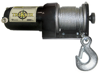 HAMPTON PRODUCTS INTERNATIONAL CORP, Keeper 50 ft. 2000 lb 1 HP Permanent Magnet Electric Automotive Winch