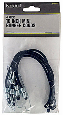 HAMPTON PRODUCTS INTERNATIONAL CORP, Keeper Assorted Bungee Cord 10 in. L X 0.16 in. 4 pk