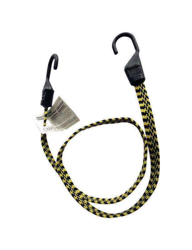 HAMPTON PRODUCTS INTERNATIONAL CORP, Keeper Black/Yellow Flat Bungee Cord 48 in. L X 0.14 in. 1 pk