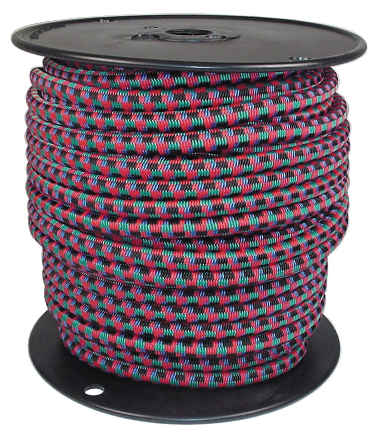 HAMPTON PRODUCTS INTERNATIONAL CORP, Keeper Multicolored Bungee Cord Reel 1500 in. L X 5/16 in. 1 pk