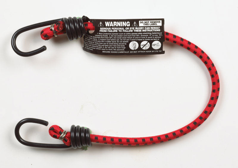 HAMPTON PRODUCTS INTERNATIONAL CORP, Keeper Red Bungee Cord 18 in. L x 0.315 in. 1 pk