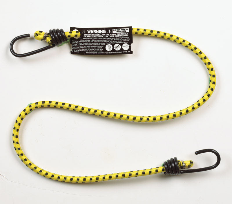 HAMPTON PRODUCTS INTERNATIONAL CORP, Keeper Yellow Bungee Cord 36 in. L x 0.315 in. 1 pk