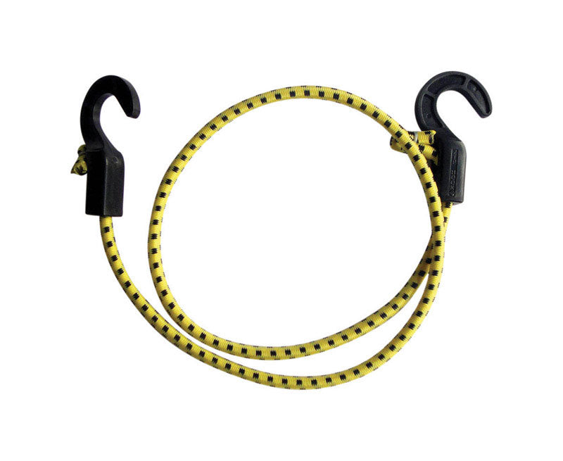 HAMPTON PRODUCTS INTERNATIONAL CORP, Keeper Zip Cord Yellow Bungee Cord 40 in. L x 0.315 in. 1 pk (Pack of 10)